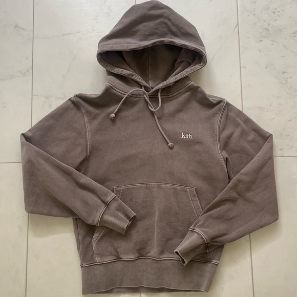 Kith Light Brown hoodie size xs - Picture 5 of 6